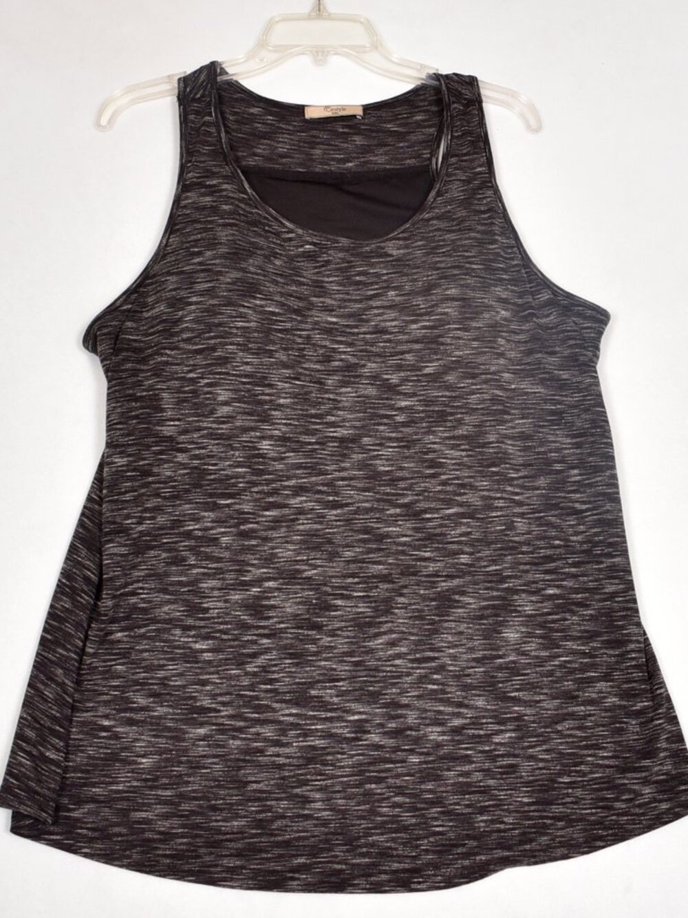 Cestyle Women's Tank Top Gray  Sleeveless 2XL